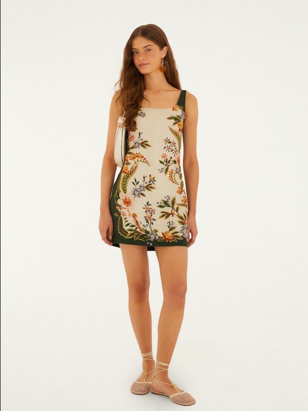 FARM Rio Nature Sand Mini Dress